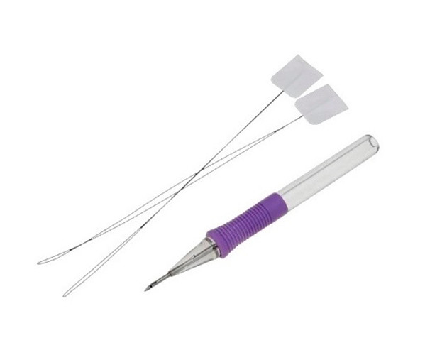 AGUJA BORDADO CHINO CON ENHEBRADOR